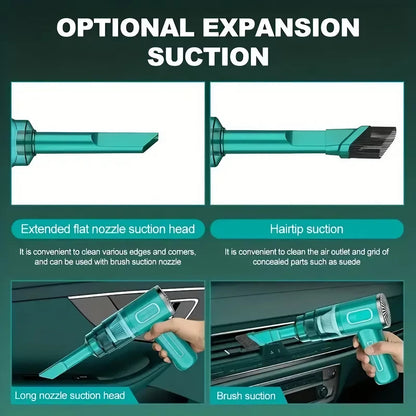 Mini Auto Staubsauger USB – Starke Leistung, Kabellos, Doppelfilter, Sofortige Reinigung