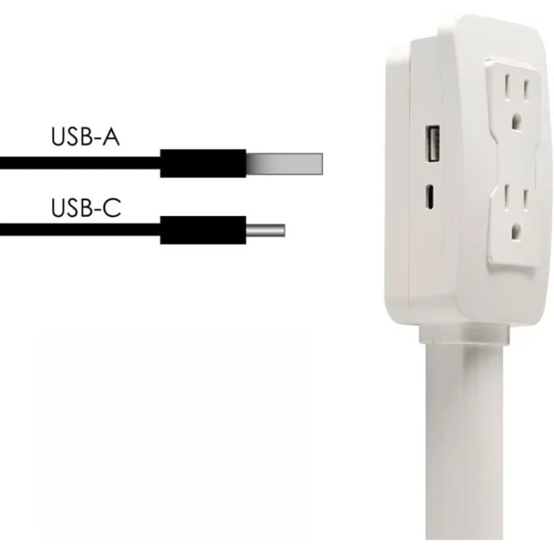 Mehrfachsteckdose mit USB – Perfekt fürs Schlafzimmer