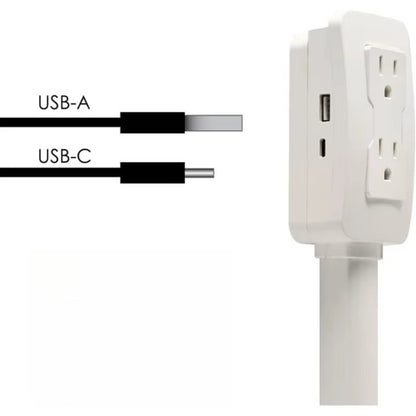 Mehrfachsteckdose mit USB – Perfekt fürs Schlafzimmer